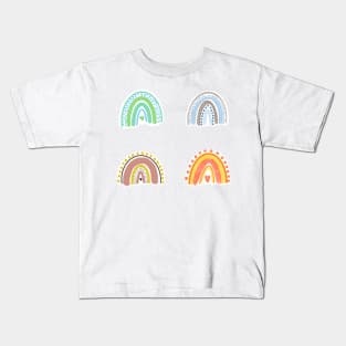 Boho rainbow Kids T-Shirt